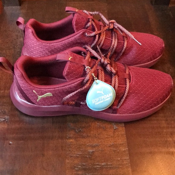 puma prowl alt mesh burgundy